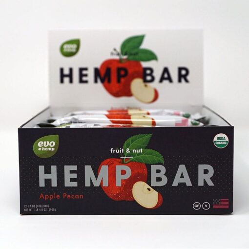 Box of Apple Pecan Hemp Bars